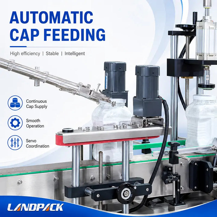 Automatic Spice Powder Square Bottle Filling and Capping Line