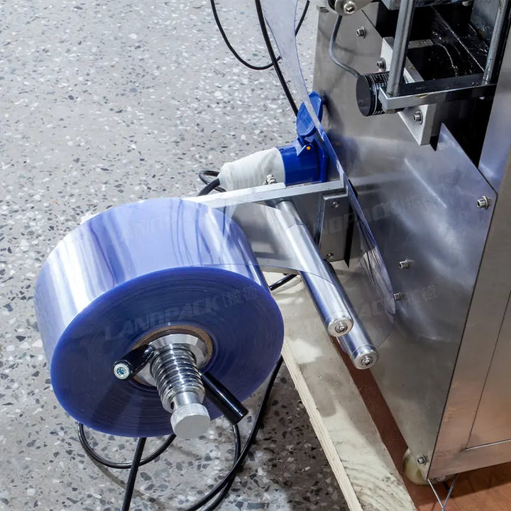 Automatic Double-Head Chocolate Cream Sauce Blister Filling and Sealing Machine with Heated Stirring Hopper