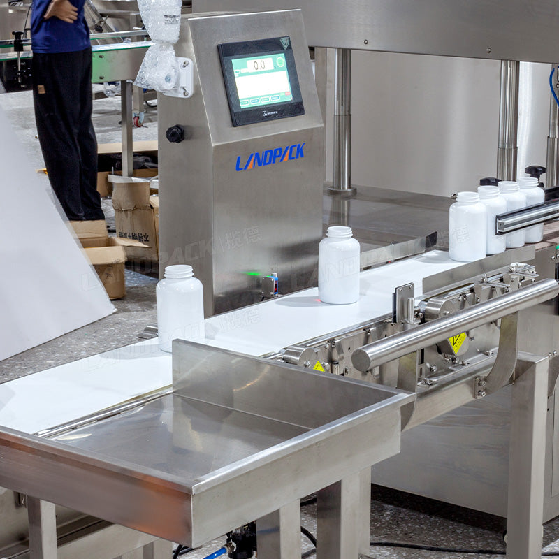 High Accuracy Capsule Tablet Bottle Filling Machine Pharma Packaging Line