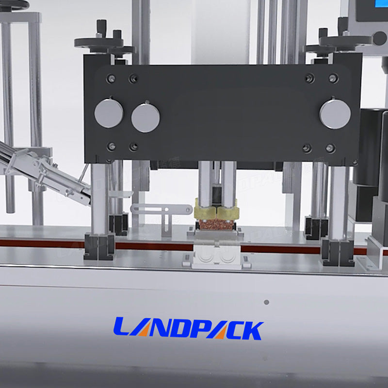 Automatic Seasoning Spice Bottle Filling Capping And Labeling Machine