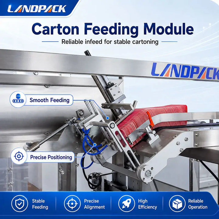 Automatic 4-Lane Coffee Stick Sachet Packing and Cartoning Line for 3 in 1 Coffee Powder