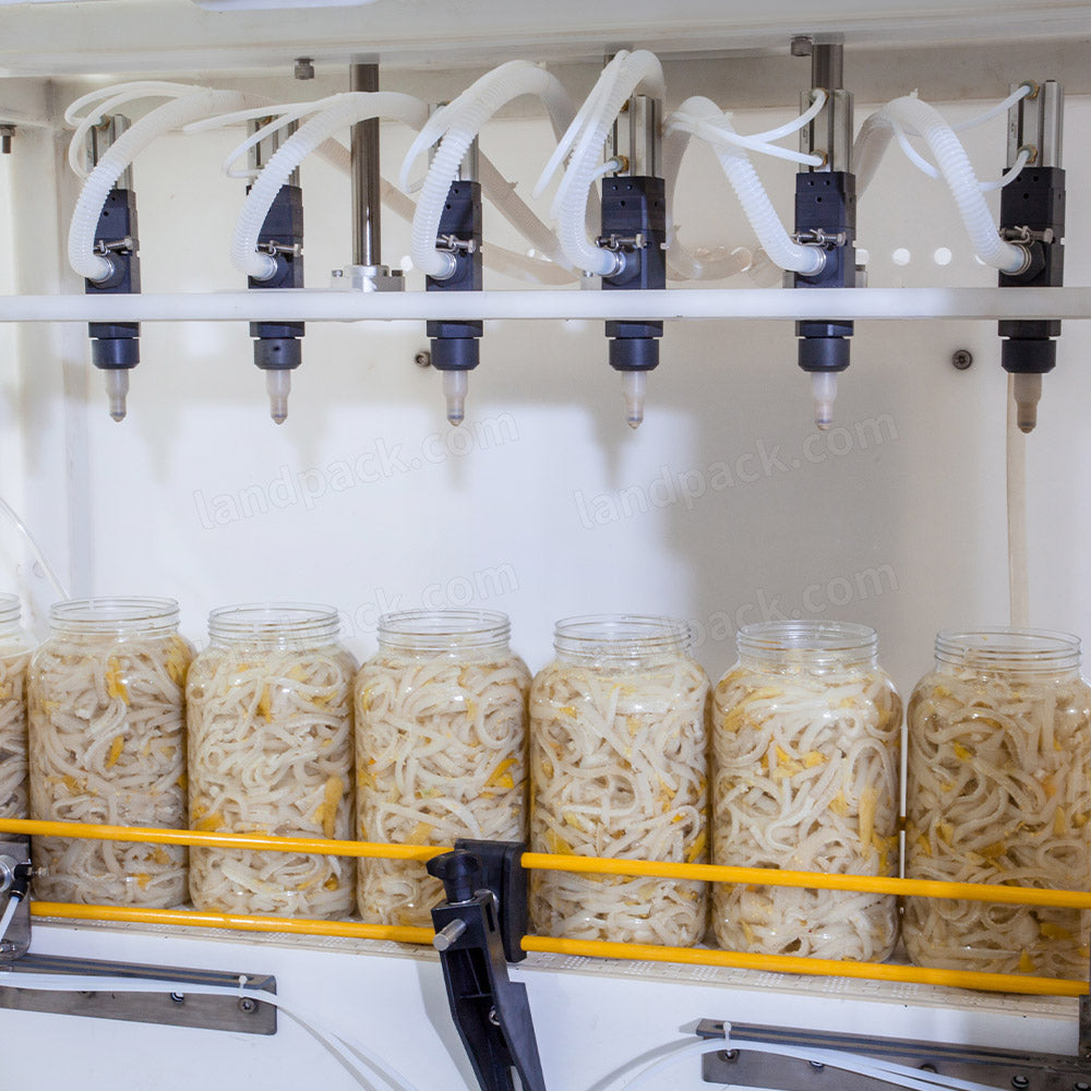 High Accuracy Pickled Achar Filling Capping and Labeling Line
