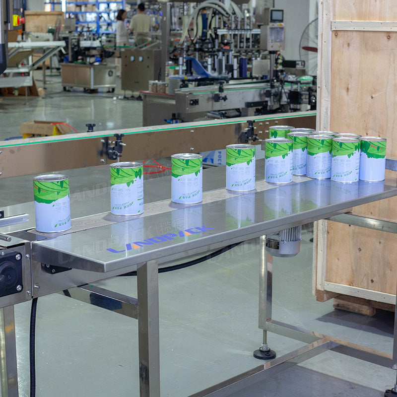 Automatic Premium Milk Powder Cans Filling Seaming Machine