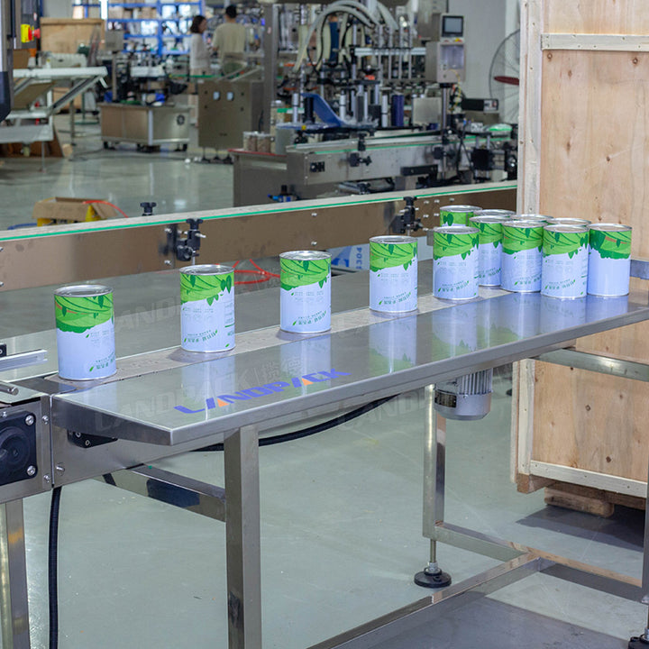 Automatic Premium Milk Powder Cans Filling Seaming Machine