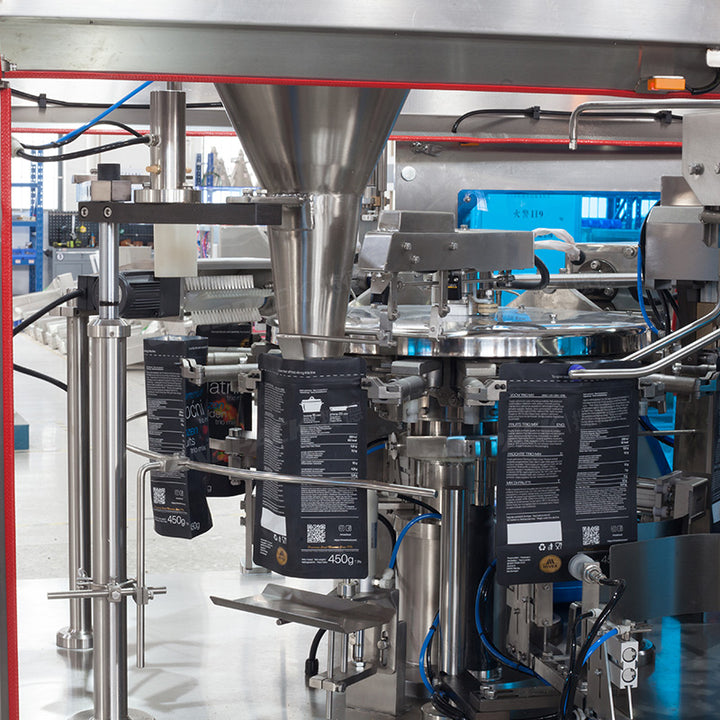 Automatic Rotary Premade Pouch Doypack Granule Filling and Sealing Machine