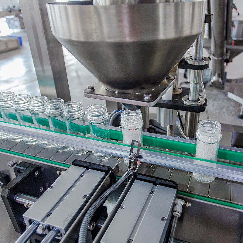Automatic Granule Filling Capping Labeling Machine Sea Salt Filling Machine