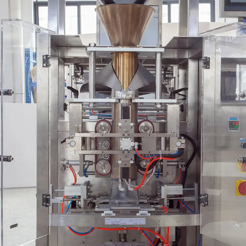 Automatic Detergent Washing Powder Vertical Gusset Bag Filling and Packing Machine with 4-Head Linear Weigher