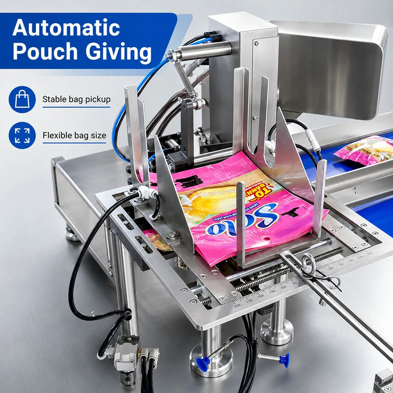 Fully Automatic Rotary Premade Pouch Packaging Packing Machine