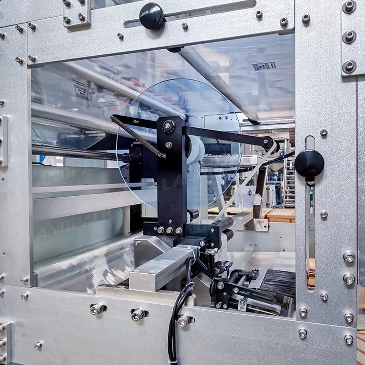 Automatic Granule Vertical Pouch Packing Machine with 14-Head Weigher, Labeling, Coding and Degassing Valve