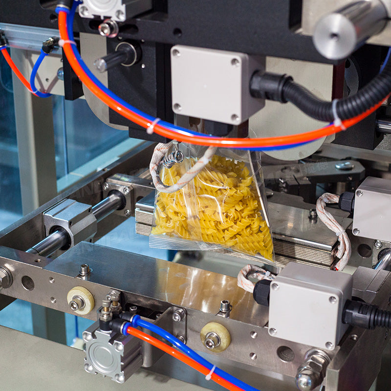 Automatic Beef Jerky Packing Machine With Multihead Weigher And Two Conveyor
