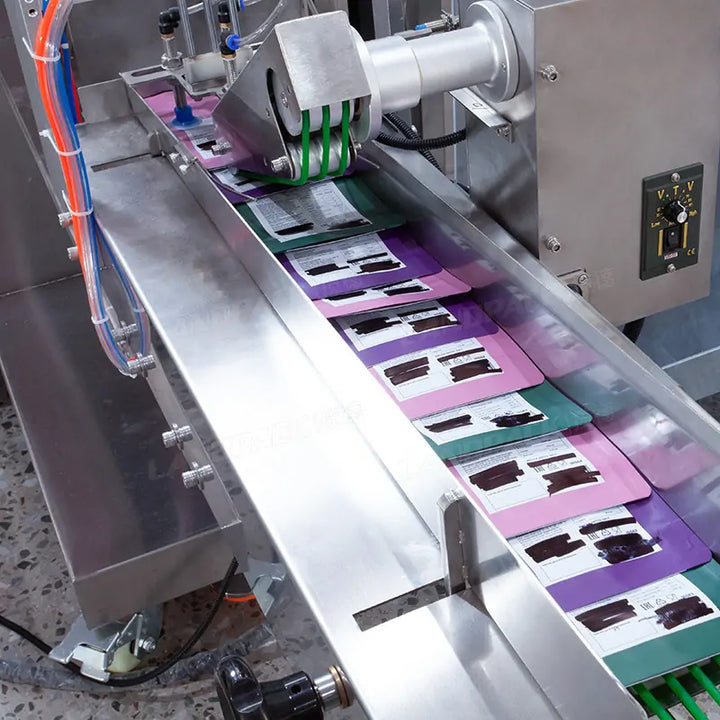 Automatic Powder Premade Pouch Filling and Sealing Machine with Spoon Inserter and Checkweigher