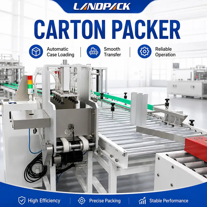 Automatic Cartoning and Case Packing System for End-of-Line Packaging
