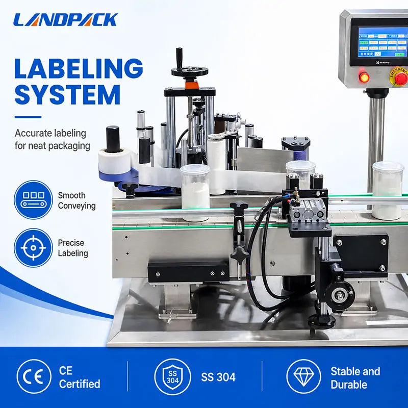 Automatic Double-Head Spice Seasoning Powder Can Filling Seaming and Labeling Line