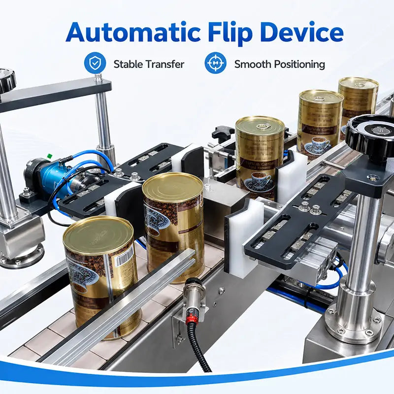 Automatic Coffee Powder Can Filling Seaming Laser Coding and Capping Line