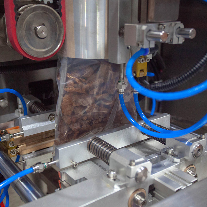 Automatic Beef Jerky Packing Machine With Bowl Inclined Bucket Conveyor