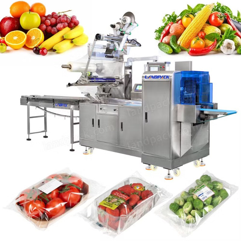 Automatic Reciprocating Vegetable and Fruit Flow Wrapping Machine