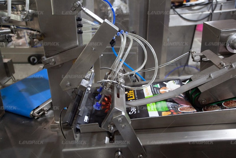 Fully Automatic Granule Pet Food Stand up Pouch Packing Machine Line