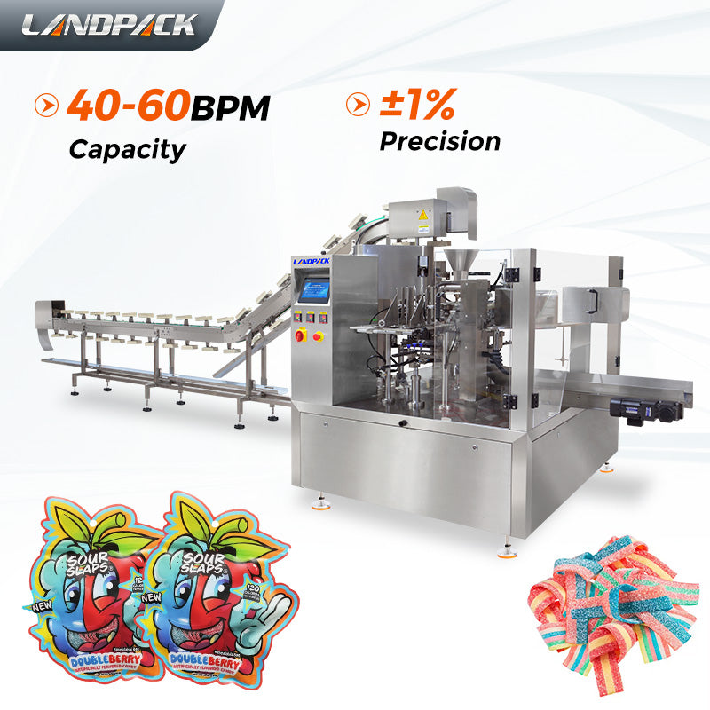 Gummy Candy Packaging Machine Rotary Pouch Filling Machine