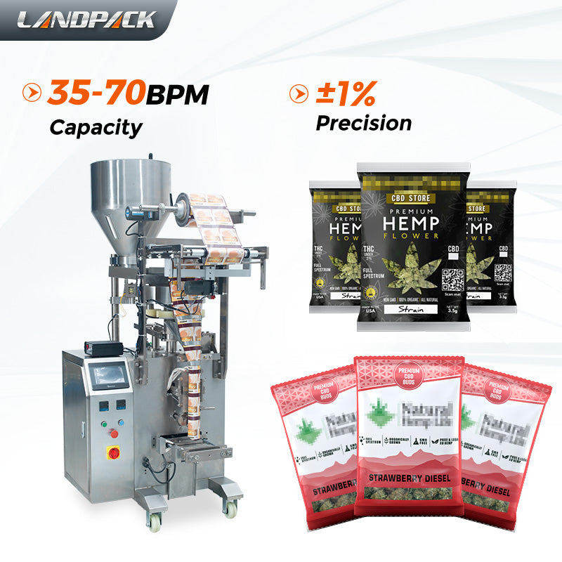 Automatic Marijuana/ Cannabis Packaging Machine With Measuring Cups Equipment