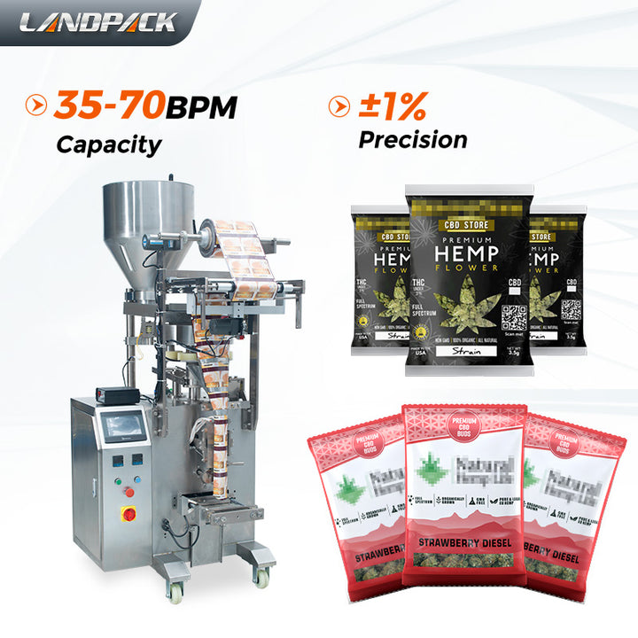 Automatic Marijuana/ Cannabis Packaging Machine With Measuring Cups Equipment
