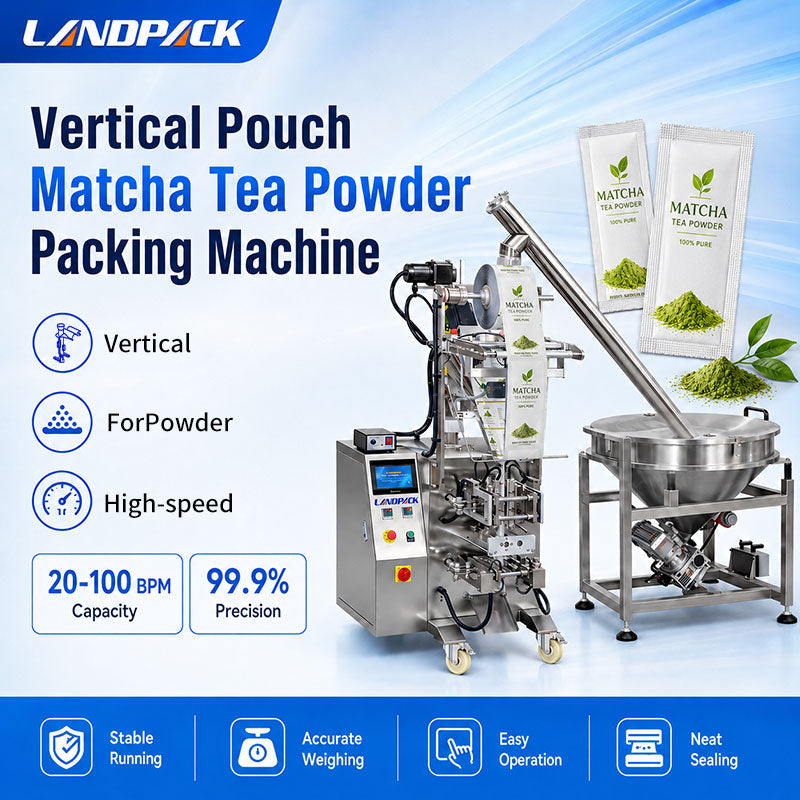 Fully Automatic Vffs 4 Side Seal Sachet Tea Powder Packing Packaging Machine