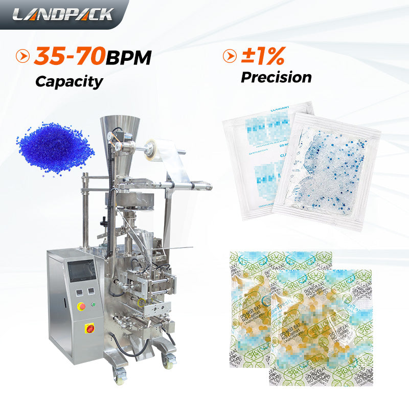 Low Cost Silica Gel 4 Side Sealing Sachet Packaging Machine