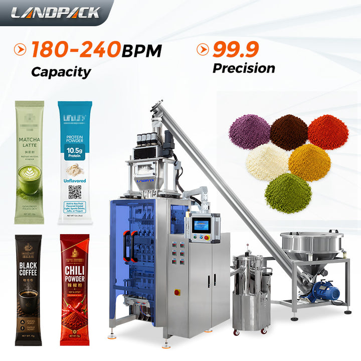Multi Lane Powder 3/4 Side Seal Stick Pack Packing Packaging Machine