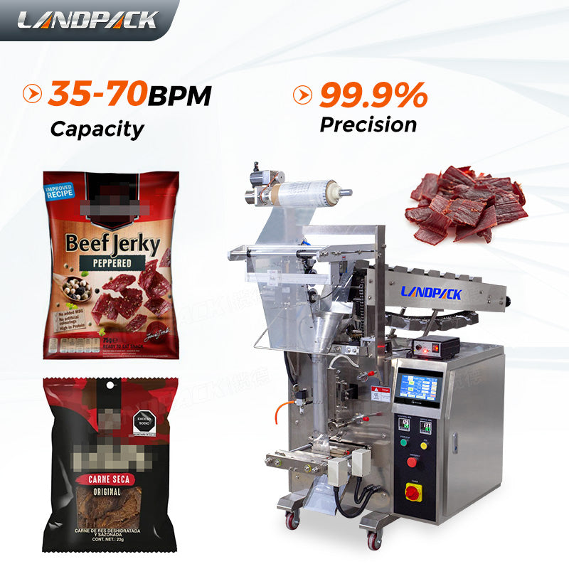Semi-Automatic Packing Machine With Chain-type Batchers for Beef Jerky