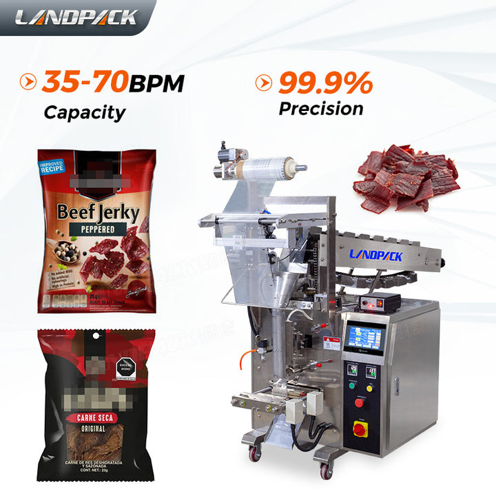 Semi-Automatic Packing Machine With Chain-type Batchers for Beef Jerky