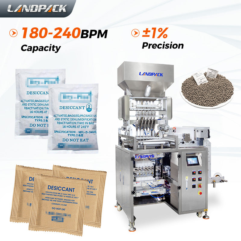 Automatic 6 Lane Silica gel/ Desiccant Stick Packaging Machine
