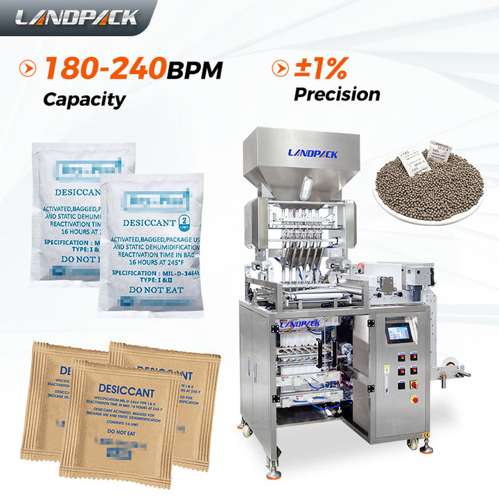 Automatic 6 Lane Silica gel/ Desiccant Stick Packaging Machine