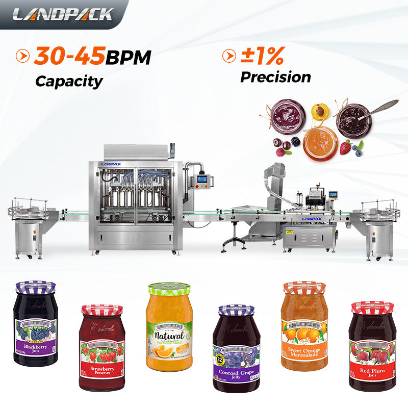 Automatic Sauce Filling Machine Liquid Filling Capping Machine Line