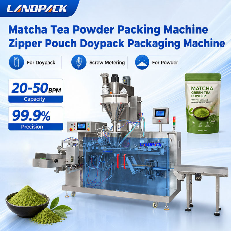 Matcha Powder Packing Machine Zipper Pouch Doypack Packing Machine