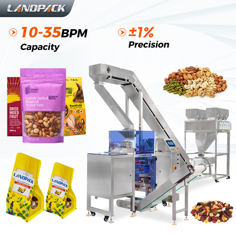 Automatic Mixed Nuts Snack Mini Doypack Packing Machine With Measure & Mixture