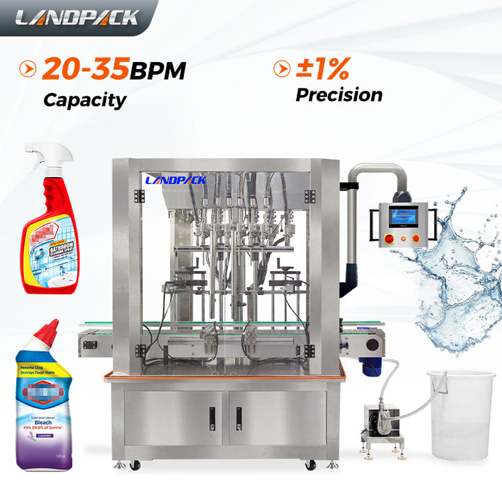Chemical Filling Machine | High Precision Corrosive Liquid Bottle Filling Machine