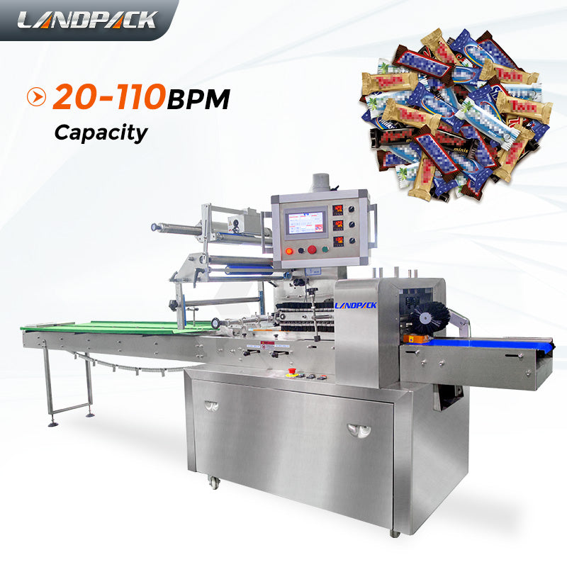 Automatic Candy Bar Packaging Machine All 314 Stainless Steel