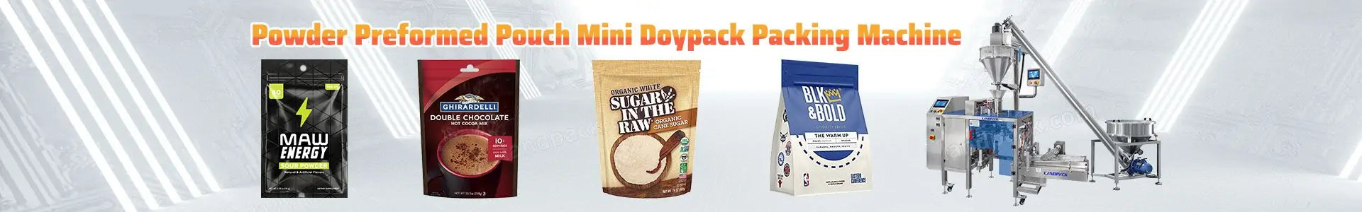 powder pouch packing machine