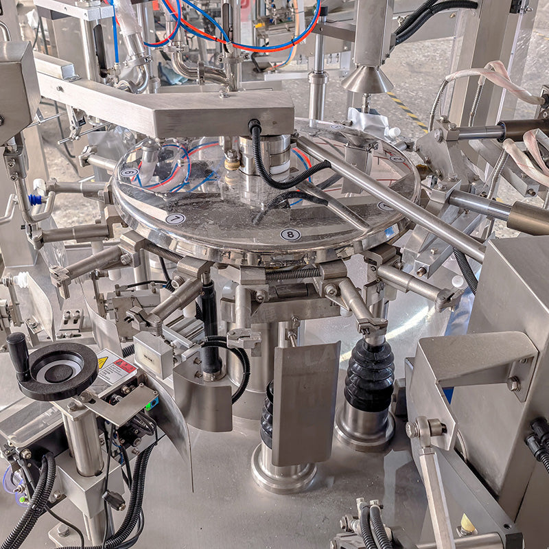 Mayonnaise Rotary Spout Pouch Filling Machine | Premade Pouch Doypack Pouch