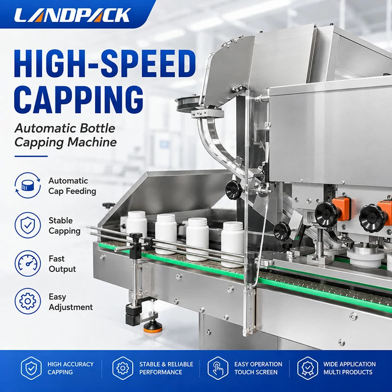 Fully Automatic Pharma Tablet Capsule Bottle Counting Filling Sealing and Labeling Packaging Line