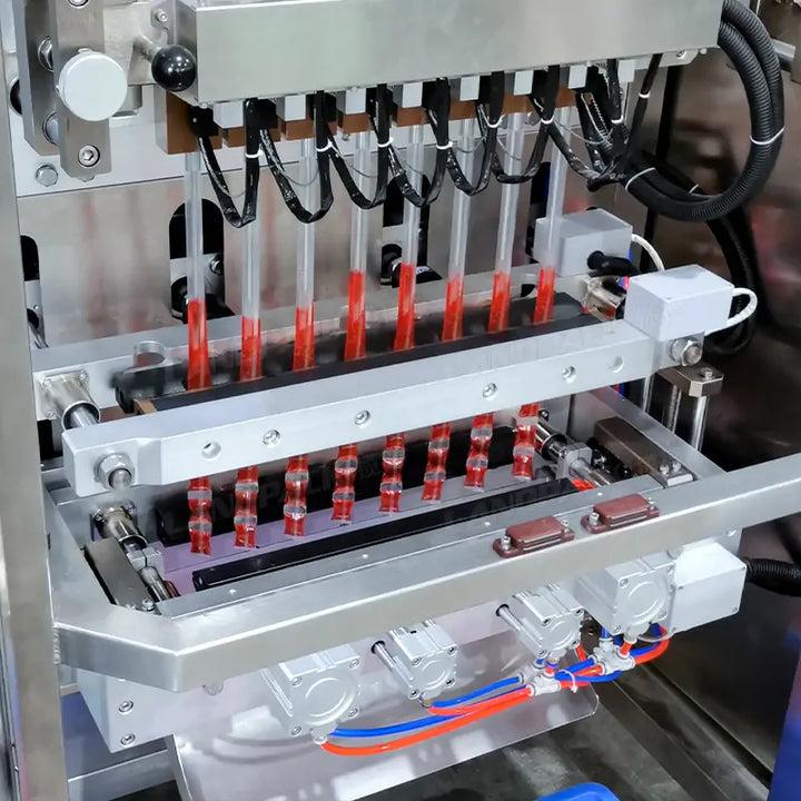 Automatic 8-Lane Liquid Stick Filling Machine Jelly Ice Lolly Packing Machine