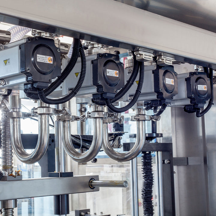 Automatic Liquid Protein Collagen Bottle Unscrambler Washing Filling Capping Machine Line