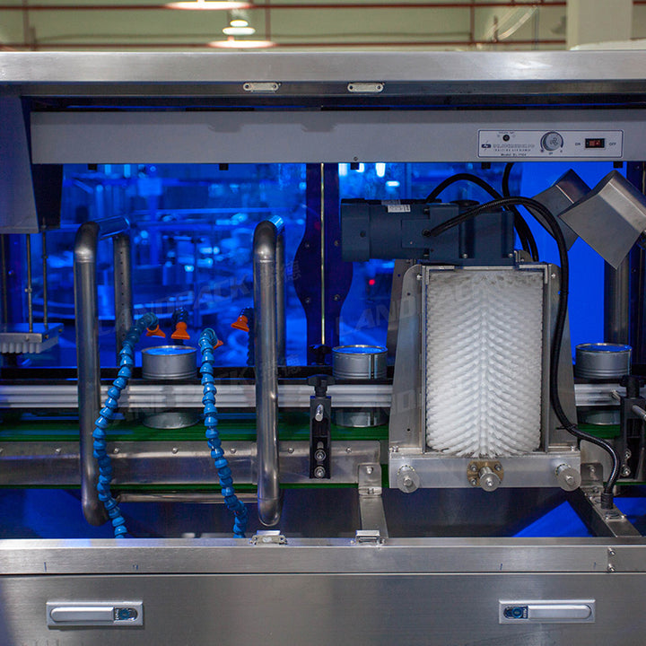 Automatic Coffee Protein Powders Can Packaging Production Line Milk Powder Can Filling Machine
