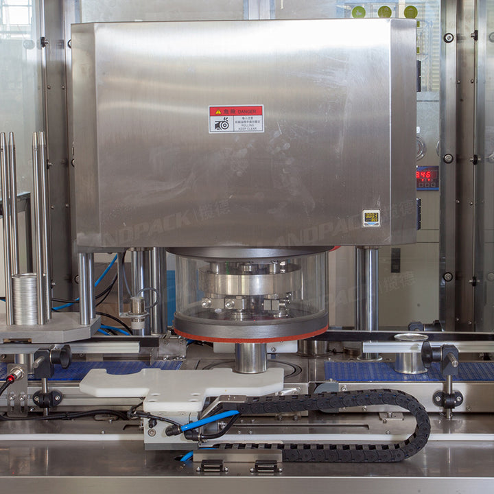 Automatic Mixed Nuts Peanuts Can Tin Filling Sealing and Labeling Machine