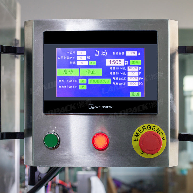 Automatic Bottle Flour Auger Screw Powder Filling Machine