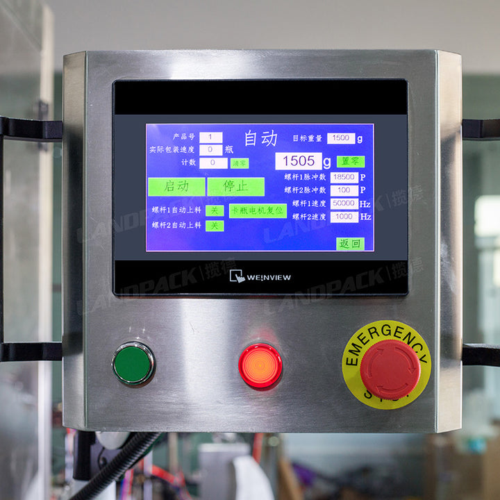 Automatic Bottle Flour Auger Screw Powder Filling Machine