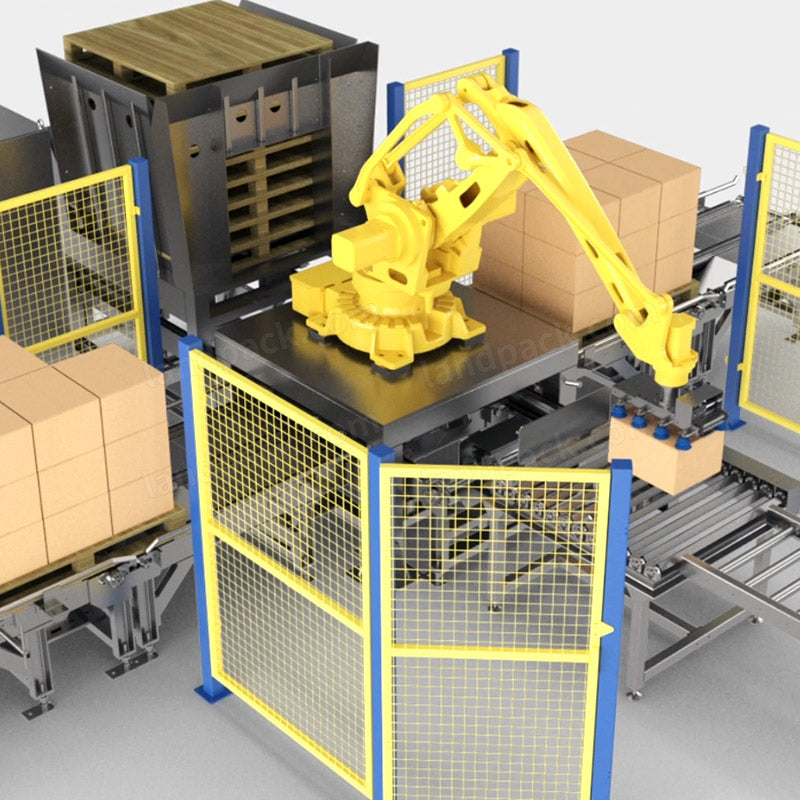 Automatic Packing System (Pouch Packing Machine+Parallel Robot Carton Packer+Palletizing System)