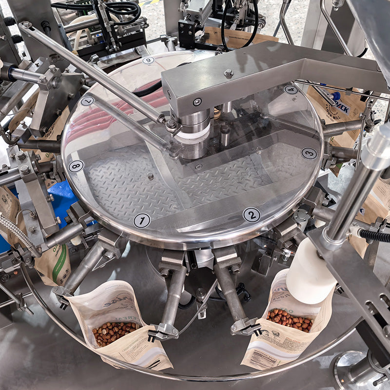 Automatic Rotary Stand Up Pouch Doypack Granule Packing Machine