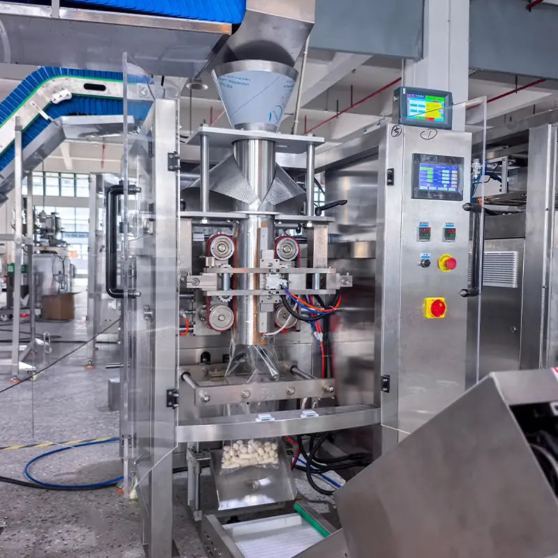Automatic Frozen Food Meatball Packing Machine with Multihead Weigher and Checkweigher