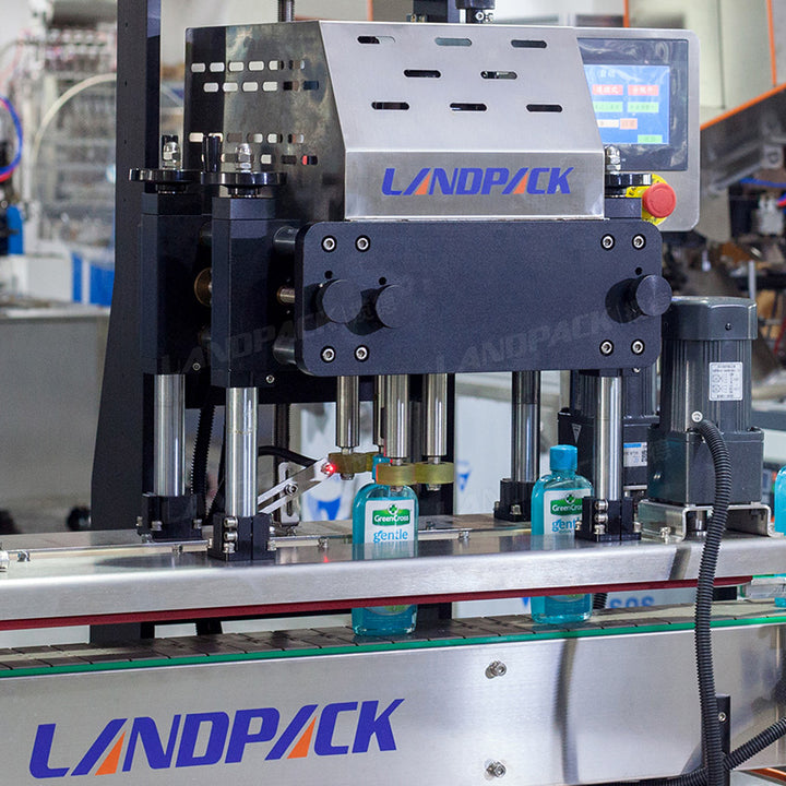 Automatic Liquid Bottle Filling Capping Lebeling Line