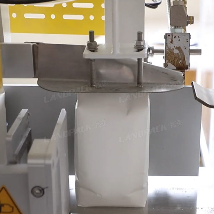 Automatic Flour Powder Premade Block Bottom Pouch Packing Shrinking Machine